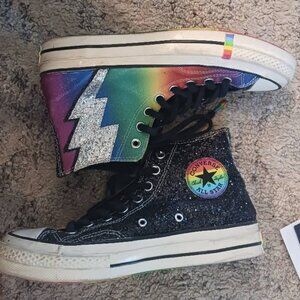Size 7 - Converse Chuck Taylor All Star High Pride - Rainbow